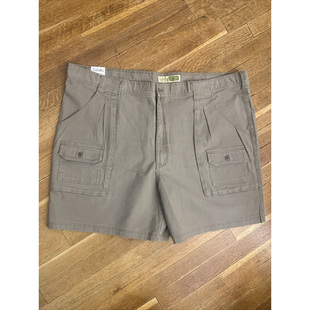 Cabela’s Outdoor Gear Mens 7 Pocket Hiker Canvas Cargo Utility Shorts Sz 48 Reg